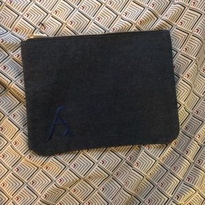 Ashley Stewart denim clutch
